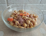 Foto del paso 4 de la receta: Garbanzos con verduras o jamón