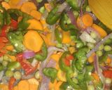A picture of step 1 of Sweet potato stir fry.