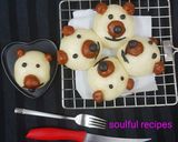 சைனீஸ் ஸ்டீம்டு டெடி பியர் பன் மற்றும் மார்பிள்  பன் (Chinese steamed deddybear bun recipe in tamil) ரெசிபி ஸ்டேப் 12 புகைப்படம்