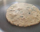 A picture of step 2 of Methi thepla.
