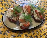 Une image de l'étape 11 de Tomates farcies au crabe, mayonnaise et aneth.