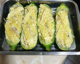 Foto del paso 5 de la receta: Zapallo italiano Relleno Vegetariano