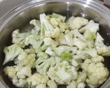 A picture of step 1 of Gobi Manchurian / Sweet and Sour Cauliflower.