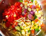 A picture of step 3 of Minestrone soup.