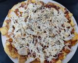 Foto langkah ke 7 dari resep Pizza Roti Tawar.