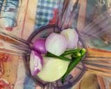 Gambar langkah 1 resipi Ayam masak kurma.