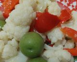 Foto del passaggio 4 della ricetta Insalata di rinforzo con cottura a vapore nel cestello