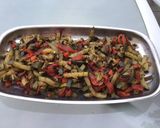 Une image de l'étape 8 de Courgette et poivrons rouges aux épices masala.