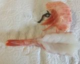 A picture of step 1 of Prawn cocktail starter.