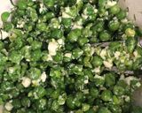 A picture of step 2 of Smashed peas on toast.