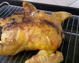 A picture of step 19 of Roast boneless chicken with chestnut, cranberry, apple, brown rice and rum stuffing.