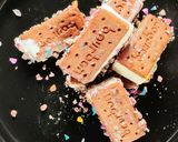 A picture of step 1 of Bourbon ice-cream sandwiches.