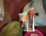 Foto langkah ke 1 dari resep Nata De Coco Biji Selasih Jelly Mangga.