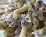 Foto del paso 5 de la receta: Macarrones a la Carbonara con Champiñones y Bacon