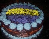Foto del paso 13 de la receta: Torta de chocolate rellena con crema y mermelada de frambuesa