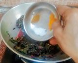 A picture of step 2 of Lal Saag Curry/ Red Amaranath Saag Curry.