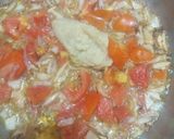 A picture of step 2 of Rajma masala red kidney beans curry.