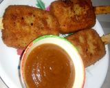 A picture of step 6 of Patato chicken sticks.