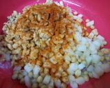 A picture of step 2 of Dahi bhallay.