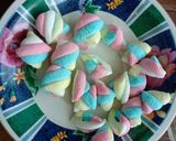 Foto langkah ke 10 dari resep Donat Labu Kuning Unicorn Tanpa Ulen 🍩🎃🦄.