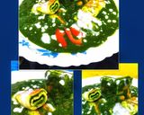 A picture of step 8 of Paneer Rolls in Creamy Palak Gravy.