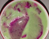 Foto langkah ke 4 dari resep Puding Nutrijel Santan Pandan dengan Buah Naga.