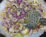 A picture of step 1 of Paneer makhni.