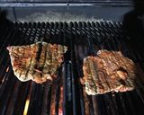 A picture of step 3 of Steak Pizza.