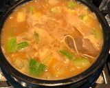 Hình bước làm 2 của món Súp đậu tương Hàn -Doenjang Jjigae