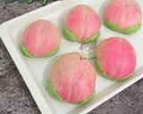 Bakpao buah persik (metode autolisis) langkah memasak 5 foto