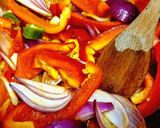 A picture of step 2 of Chilli Tofu Stew (Vegan).