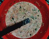 A picture of step 6 of Japanese pancake - 'Okonomiyaki'.