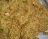 A picture of step 6 of Jeera rice bottle guard(lauki)kofte and curd.