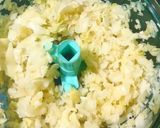A picture of step 1 of Cabbage soya chunks thalipith (High protein, nutritious).