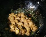 A picture of step 18 of Chole Palak.