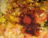 A picture of step 6 of Pakora curry..bengali style.