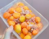Hình bước làm 1 của món Trứng non xào hành tây