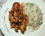 Foto del paso 7 de la receta: Improvisado de arroz jazmín, con tiras de pollo en salsa