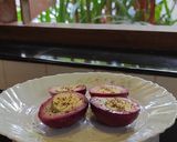 A picture of step 4 of Pink Beet Eggs.