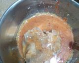 A picture of step 7 of Andey wala gosht.