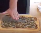 A picture of step 8 of Pissaladier.