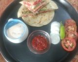   ત્રિરંગી પરોઠા(Tirangi parotha recipe in Gujarati) રેસીપી સ્ટેપ6ફોટો