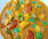 A picture of step 10 of Kadhai Paneer.