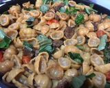 Foto del paso 4 de la receta: Conchiglie con punta de palomilla al portobello