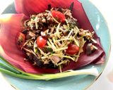 รูปขั้นตอนการทำที่ 3 ของ ยำหัวปลีย่างหมูสับ🌶️🧄