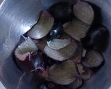 A picture of step 1 of Jamun Raita.