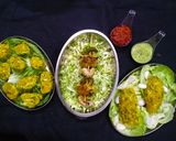 A picture of step 5 of Sizzling Cabbage Muthiya.