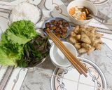 Hình bước làm 4 của món Bún chả nem