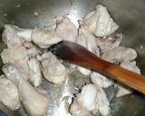 A picture of step 1 of Chicken nihari.