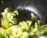 A picture of step 5 of Broccoli with yellow lentils.
